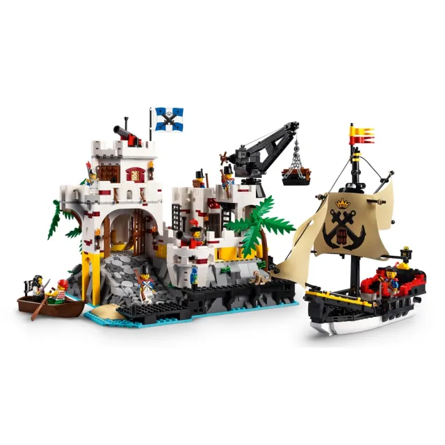 【LEGO 樂高】Icons 10320 黃金國堡壘(海盜船 復刻模型 禮物 居家擺設)