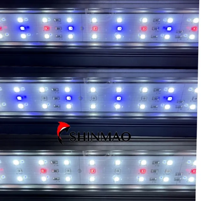 【SHINMAO 欣茂】二尺超薄觸控燈/6段燈色可調整LED燈具60cm型/T75(水草燈/增豔燈/龍魚燈/藍白燈)