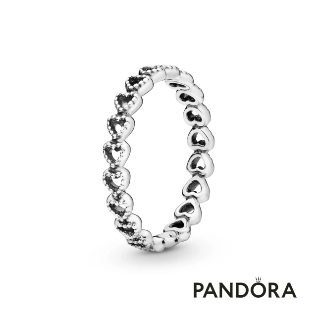 Pandora 官方直營 心形環圈戒指