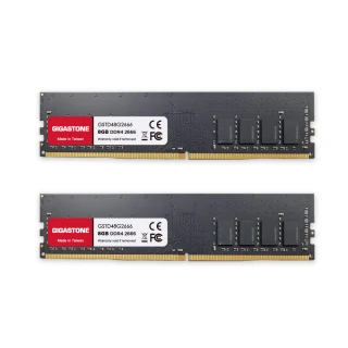 【GIGASTONE 立達】DDR4 2666MHz 16GB 桌上型記憶體 2入組(PC專用/8GBx2)