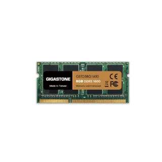 【GIGASTONE 立達】DDR3 1600MHz 8GB 筆記型記憶體 單入(NB專用)