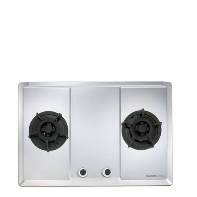 【SAKURA 櫻花】雙口檯面爐 瓦斯爐NG1/LPG(G-2623S基本安裝)