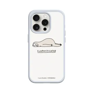 【RHINOSHIELD 犀牛盾】iPhone 12系列 SolidSuit MagSafe兼容 磁吸手機殼/樹懶(I Love Doodle)