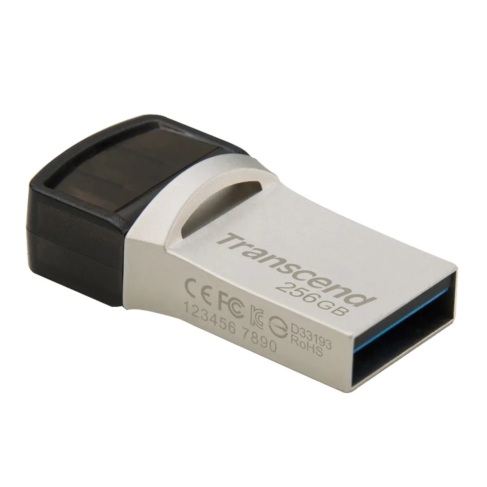 【Transcend 創見】JetFlash890 Type C 256GB 雙頭隨身碟-晶燦銀(TS256GJF890S 新舊包裝隨機出貨)