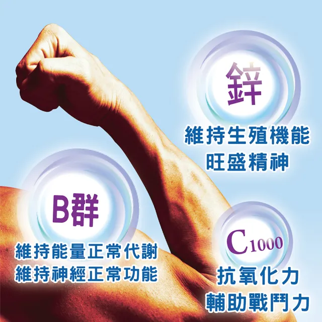 【Shiteh 西德】美力鋅+C1000 發泡錠(15錠/盒)