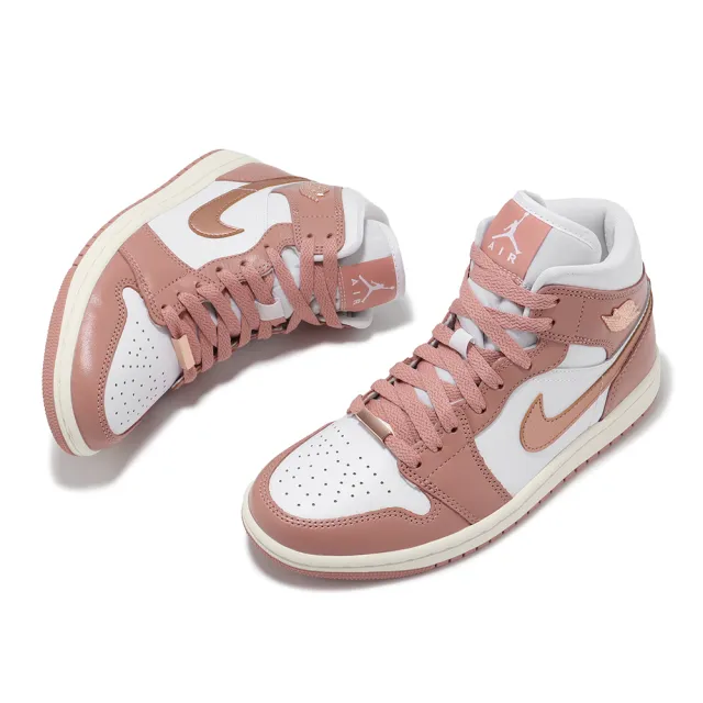 新品】Nike WMNS Air Jordan 1 Mid Pink 24-