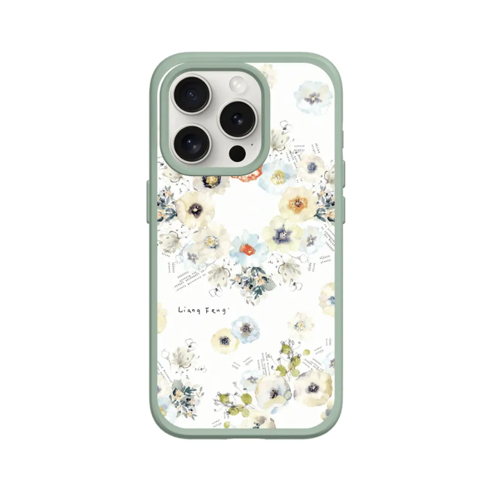 【RHINOSHIELD 犀牛盾】iPhone 11/Pro/Pro Max SolidSuit背蓋手機殼/涼丰系列-窯花(涼丰)