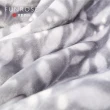 【京都西川】新合纖雙層印花厚毛毯 / 單人毛毯(被頭毯 / 舒柔毯)