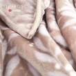 【京都西川】新合纖雙層印花厚毛毯 / 單人毛毯(被頭毯 / 舒柔毯)