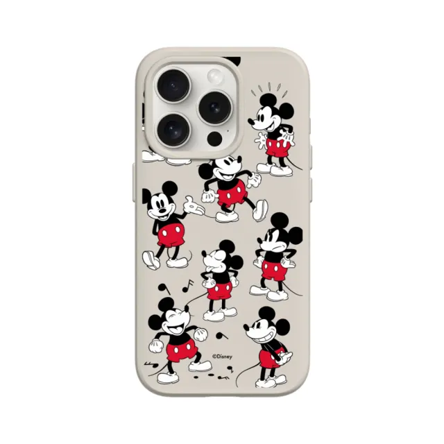 【RHINOSHIELD 犀牛盾】iPhone 12 mini/Pro/Max SolidSuit背蓋手機殼/米奇系列-米奇的常態(迪士尼)
