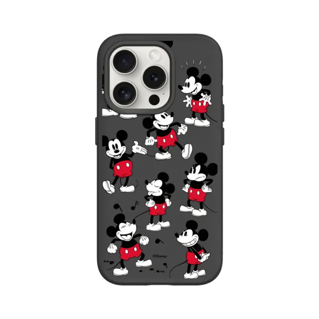 【RHINOSHIELD 犀牛盾】iPhone 12 mini/Pro/Max SolidSuit背蓋手機殼/米奇系列-米奇的常態(迪士尼)