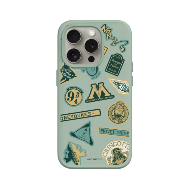 【RHINOSHIELD 犀牛盾】iPhone 12 mini/Pro/Max SolidSuit背蓋手機殼/Sticker-Wizarding World(哈利波特)