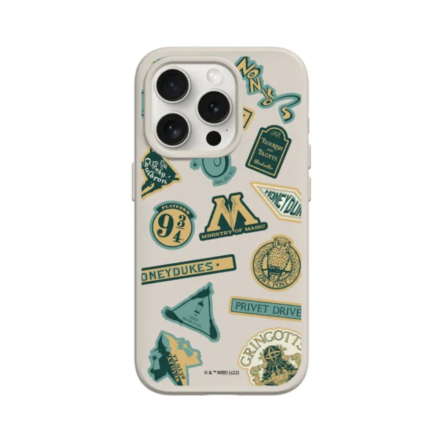 【RHINOSHIELD 犀牛盾】iPhone 12 mini/Pro/Max SolidSuit背蓋手機殼/Sticker-Wizarding World(哈利波特)