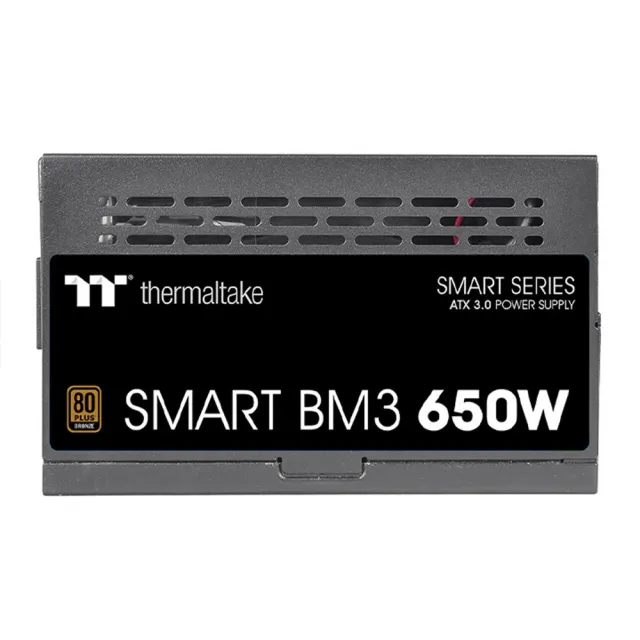 【Thermaltake 曜越】Smart BM3 650W 銅牌 認證 電源供應器 半模組 支援ATX3.0(PS-SPD-0650MNFABT-3)