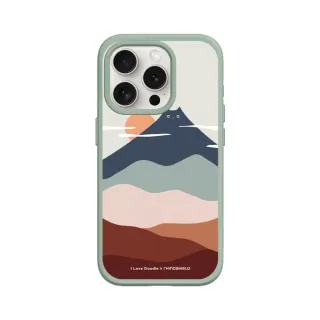 【RHINOSHIELD 犀牛盾】iPhone 12 mini/Pro/Max SolidSuit背蓋手機殼/貓咪山(I Love Doodle)