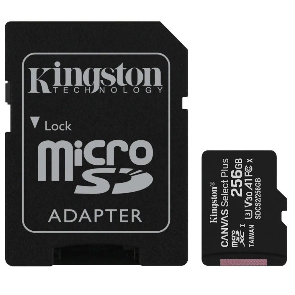 【Kingston 金士頓】新版 256GB Canvas Select Plus microSDXC 記憶卡(SDCS2/256GB 原廠永久保固)