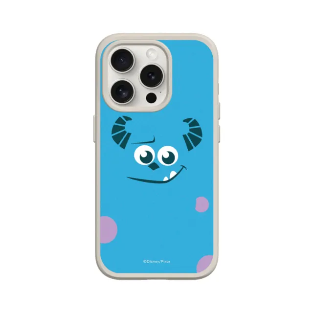 【RHINOSHIELD 犀牛盾】iPhone 13 mini/Pro/Max SolidSuit背蓋手機殼/怪獸電力公司-大臉毛怪(迪士尼)