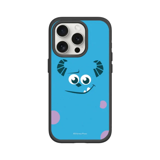 【RHINOSHIELD 犀牛盾】iPhone 13 mini/Pro/Max SolidSuit背蓋手機殼/怪獸電力公司-大臉毛怪(迪士尼)