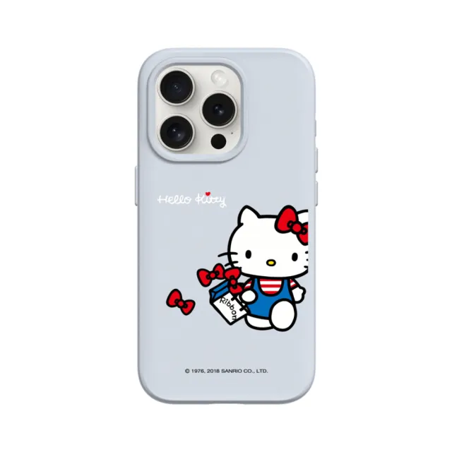 【RHINOSHIELD 犀牛盾】iPhone 14/Plus/Pro/Max SolidSuit背蓋手機殼/Shopping day(Hello Kitty)