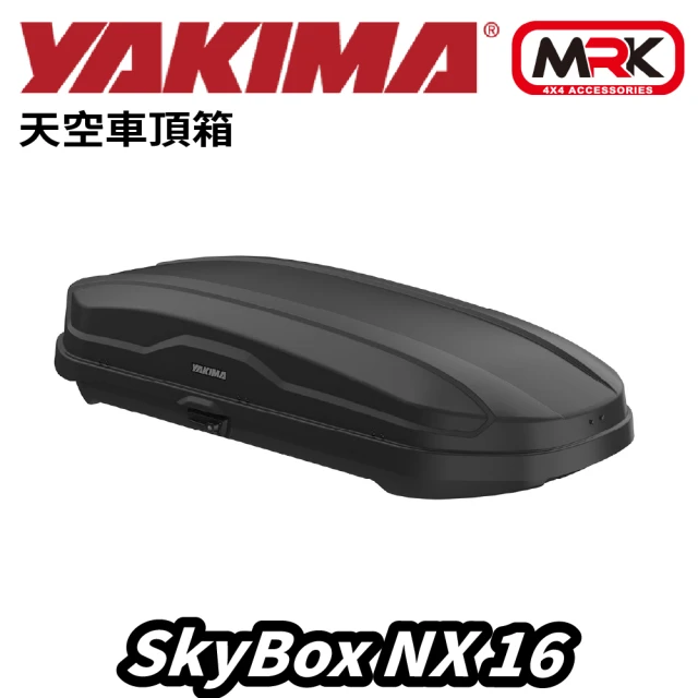 YAKIMA SkyBox NX16 455L 天空行李箱 車頂箱 旅行箱 雙面開 黑色(41x89x192cm)