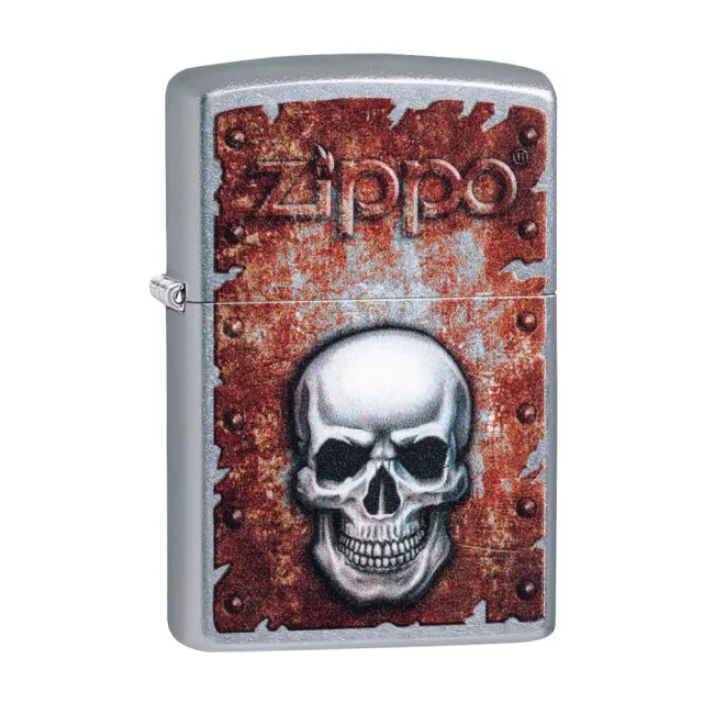 【Zippo】復古風骷髏防風打火機(美國防風打火機)