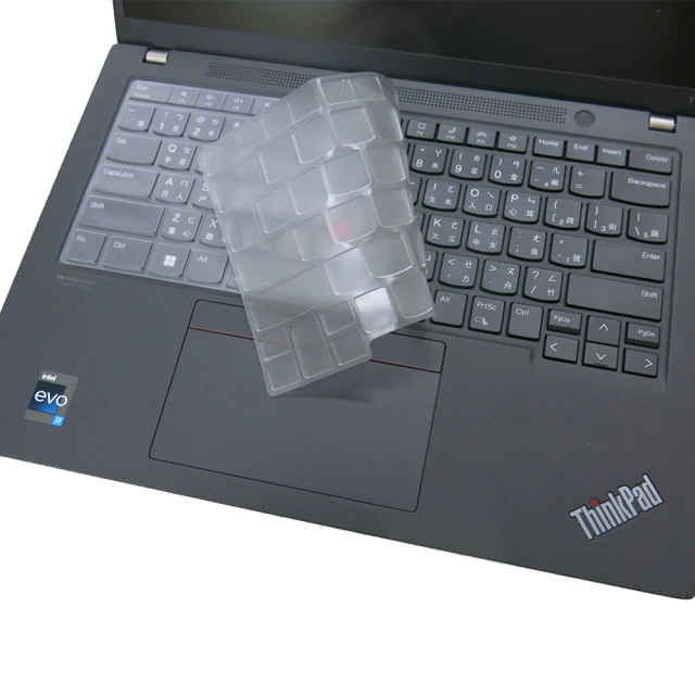 EzstickEzstick Lenovo ThinkPad T14s Gen4 奈米銀抗菌TPU 鍵盤保護膜(鍵盤膜)
