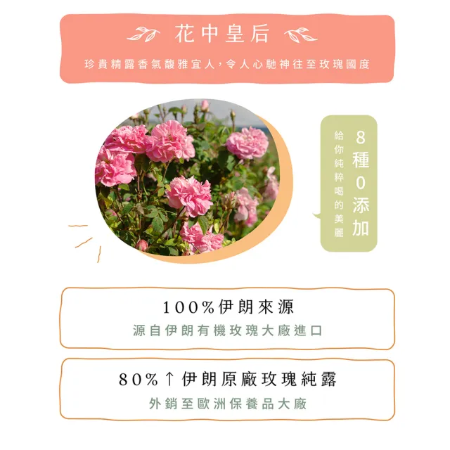 【JustHerb 香草集】曼寧玫瑰純露560ml x3入(大馬士革玫瑰精萃)