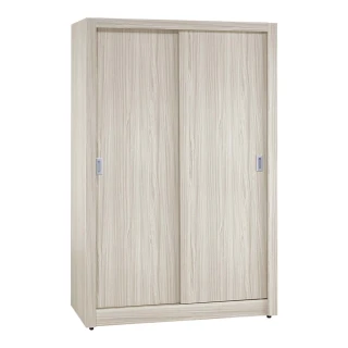 【Hampton 漢汀堡】艾瑪爾系列白梣木4×7尺拉門衣櫥(衣櫥/衣櫃/滑門衣櫃)