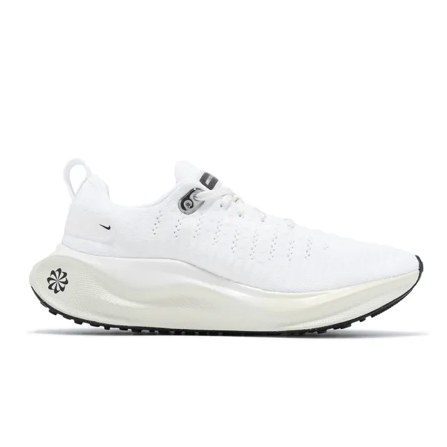 【NIKE 耐吉】慢跑鞋 Wmns ReactX Infinity Run 4 女鞋 白 銀 透氣 緩震 路跑 運動鞋(DR2670-104)