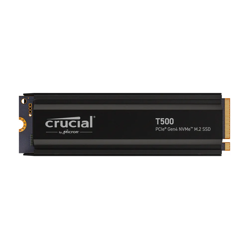【Crucial 美光】T500 1TB 含散熱片 M.2 2280 PCIe 4.0 ssd固態硬碟 CT1000T500SSD5(讀 7300M/寫 6800M)
