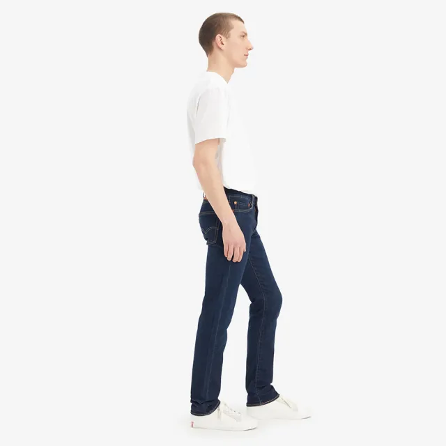 【LEVIS】男款 511低腰修身窄管牛仔褲/精工深藍染水洗/赤耳/彈性布料 熱賣單品 04511-5469
