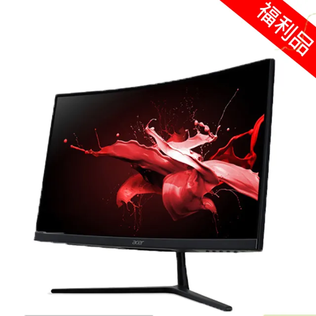 【Acer 宏碁】A福利品 EI242QR P 24型 VA 165Hz 曲面電競螢幕(1200R/FreeSync)