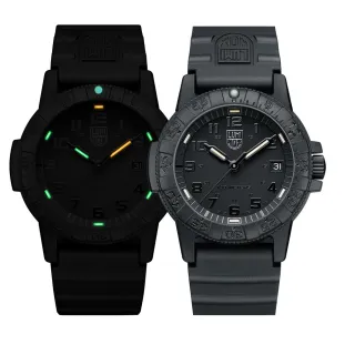 【LUMINOX 雷明時】SEA TURTLE 0320海龜系列腕錶 瑞士錶(黑x黑時標44mm)