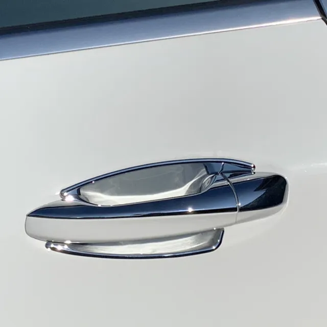 【IDFR】Benz 賓士 E C238 2017~2020 鍍鉻銀 車門把手蓋 門把手上蓋貼(C238 車身改裝飾件)