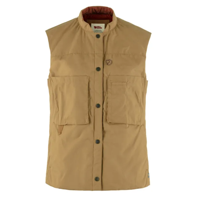 【Fjallraven】Singi Padded Vest 背心 女(FR87175-232蕎麥棕 550黑 625月桂綠)