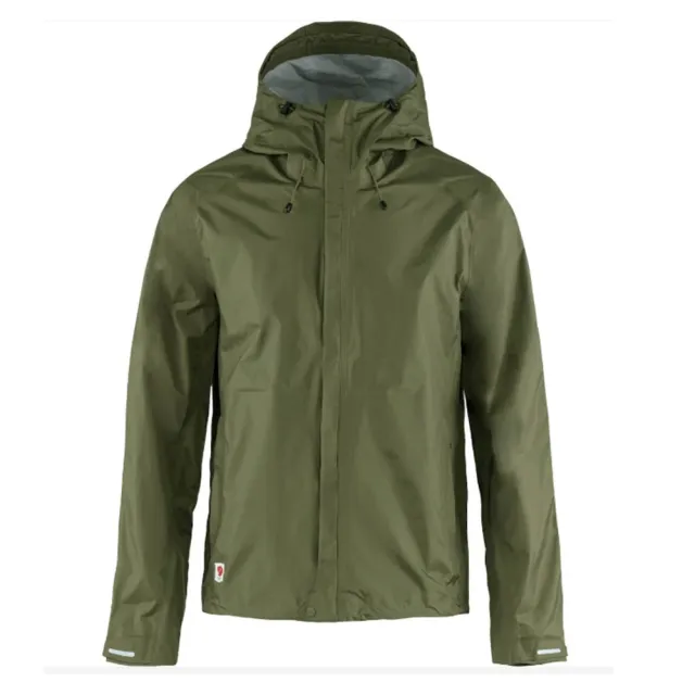 【Fjallraven】High Coast Hydretic 防水夾克 男(FR87350-560海軍藍 FR87350-620綠)