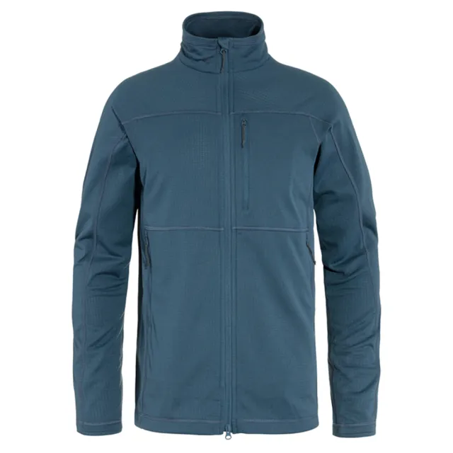 【Fjallraven】Abisko Lite Fleece夾克 男(FR86971-232蕎麥棕 534靛藍 550黑 620綠)
