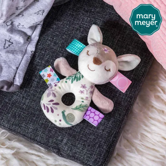 【Mary Meyer】標籤手搖鈴-小鹿芙蘿拉(彌月禮 固齒器)
