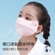 【NicoFun 愛定做】1入兒童 透氣口罩 加強護眼角 防曬 透氣口罩 布口罩(涼感科技 抗紫外線 可水洗)