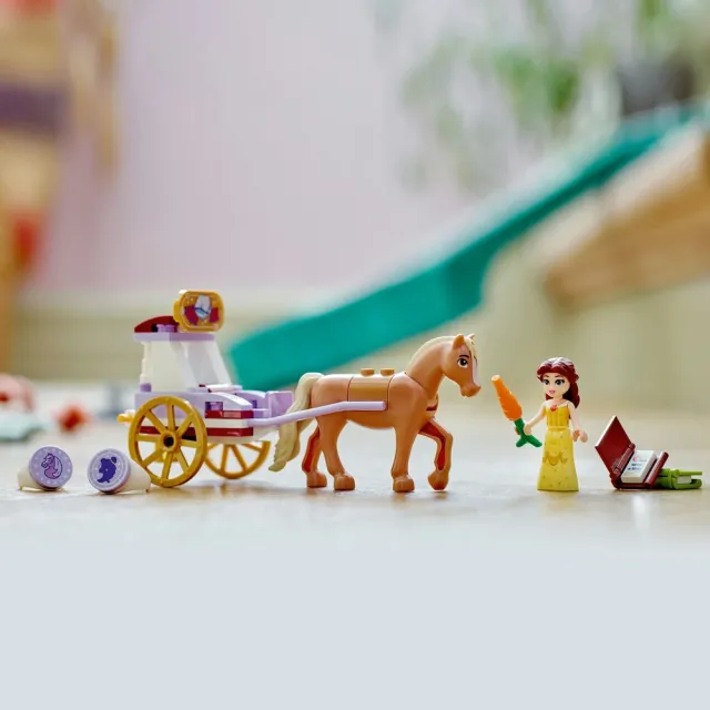 【LEGO 樂高】迪士尼公主系列 43233 貝爾的故事馬車(Belle’s Storytime Horse Carriage 美女與野獸)