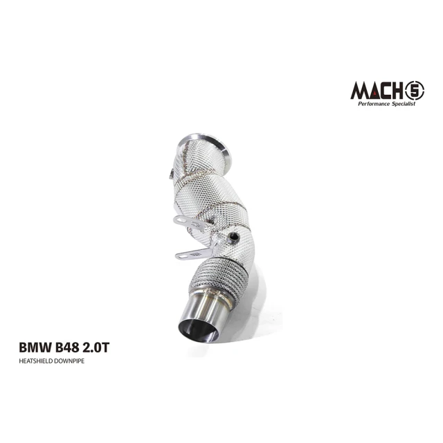 Mach5 BMW G01／G02 高流量帶三元催化排氣管(X3 X4 O/GPF排溫排壓感知器)