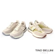 【TINO BELLINI 貝里尼】時尚運動風厚底休閒鞋LB0V010-0(灰白)
