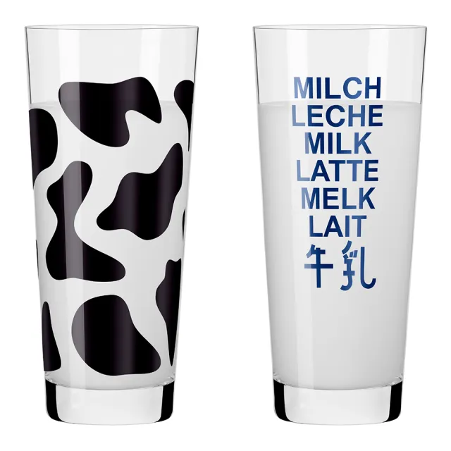 【RITZENHOFF】30周年限量牛奶紀念對杯組(德國製造/無鉛水晶玻璃)