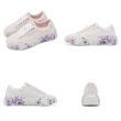 【SKECHERS】休閒鞋 Cordova Classic-Painted Florals 女鞋 米白 紫 印花 厚底(185062-ROS)