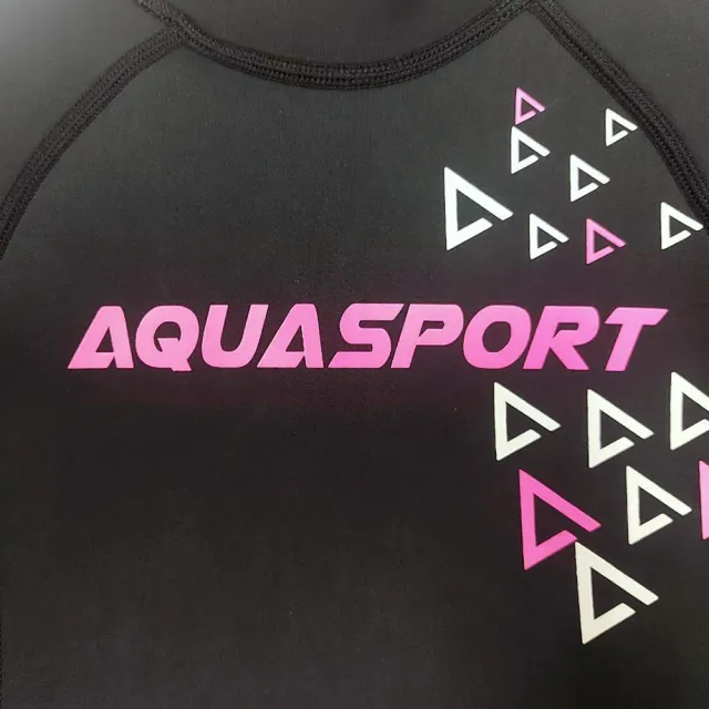 【Aquasport】3.5mm鯨脂橡膠兒童保暖防寒衣-粉(潛水防寒衣/兒童防寒衣/潛水衣/浮潛/衝浪/防曬/潛水服)
