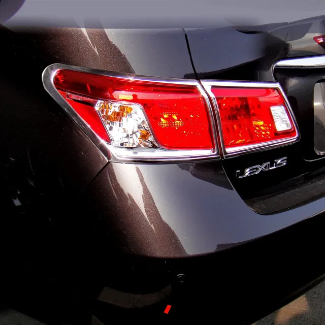 【IDFR】Lexus ES ES350 2009~2012 鍍鉻銀 後燈框 尾燈框 飾貼(Lexus ES350 車身鍍鉻改裝)