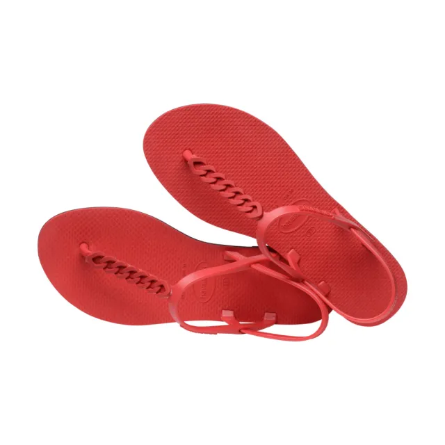 【havaianas 哈瓦仕】涼鞋  女鞋 夾腳拖 T形鞋帶 You Paraty Chains 紅 4148793-2090W(哈瓦士)