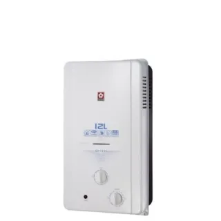 【SAKURA 櫻花】12公升ABS防空燒熱水器RF式NG1/LPG(GH-1235基本安裝)