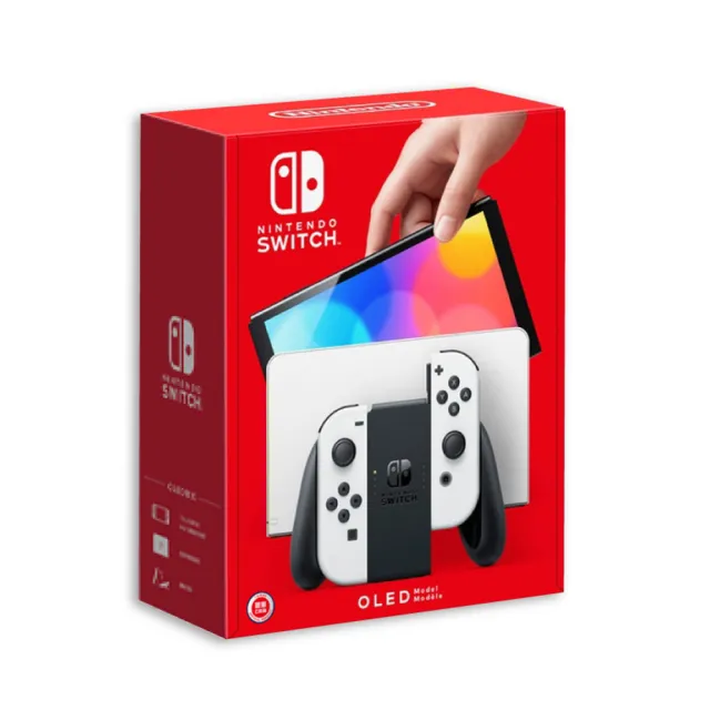 【Nintendo 任天堂】Switch OLED主機 顏色二選一+健身環大冒險(公司貨主機)