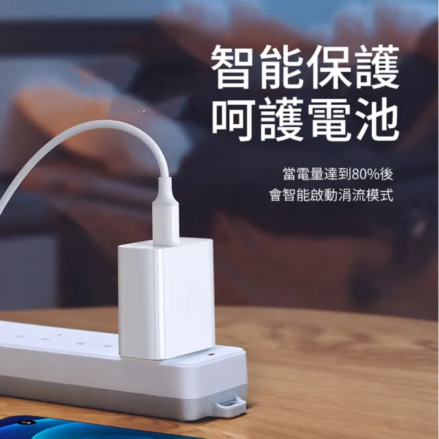 【ANTIAN】iPhone17/16/15/14 20W PD快充充電器 iphone 蘋果豆腐頭(USB-C/Type-C充電頭)